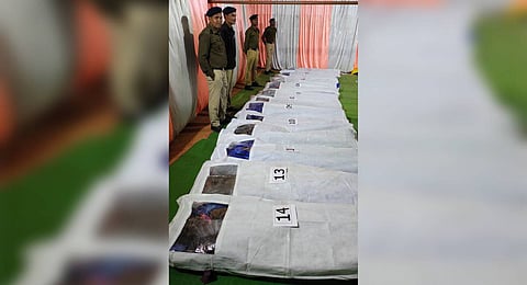 Recovered bodies of Maoists