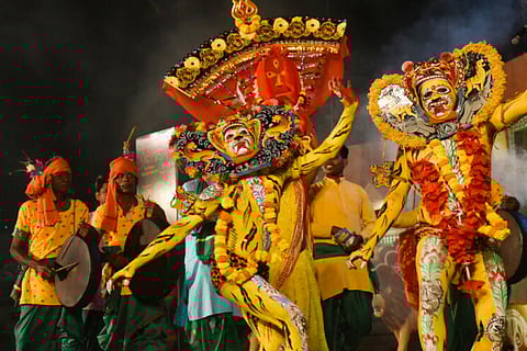 Hundreds of artistes from the state are participating in ‘Jayati Jai Mamah Bharatam’, a dance ensemble