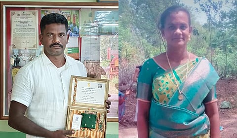 Ponnaiya (41), the president of the Parambur Big Tank Water User Association, and M Amutha (47), a female drone pilot, have been recognised for their exceptional contributions to agriculture and water management.