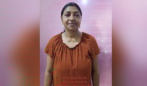 54-year-old school teacher from West Bengal in connection with a cyber fraud case where a company based in Kochi's Infopark lost over Rs 1 crore last year