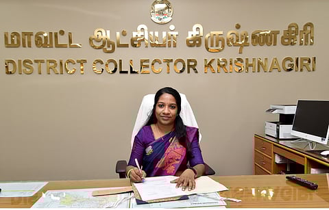 Krishnagiri Collector KM Sarayu