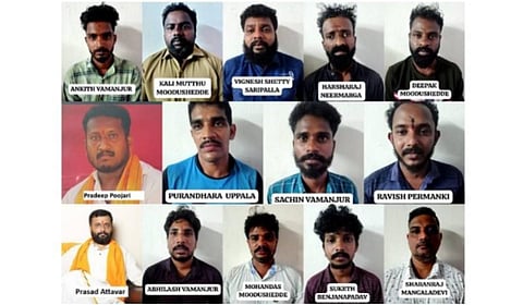 14 held for vandalising unisex salon in Mangaluru