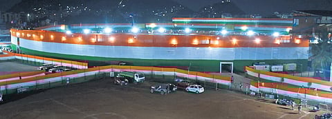 Republic Day celebrations venue at Indira Gandhi Municipal Corporation (IGMC) Stadium, Vijayawada