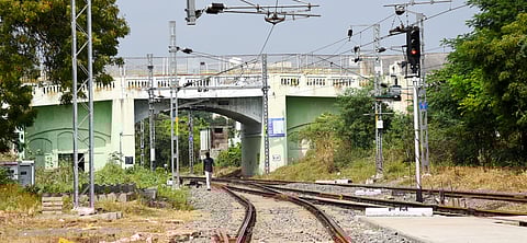 The 159-year-old railway overbridge in Tiruchy 