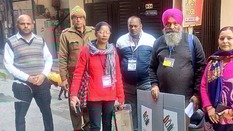 Polling officials are reaching doorsteps to facilitate  Home Voting for elderly voters aged 85 years and above, as well as PwD voters.