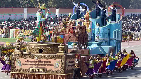 Tableaus of Haryana, Punjab and Chandigarh rolled down at Republic Day parade 
