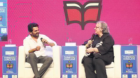 Actor Karthi shares his experience with senior journalist Kaveree Bamzai 