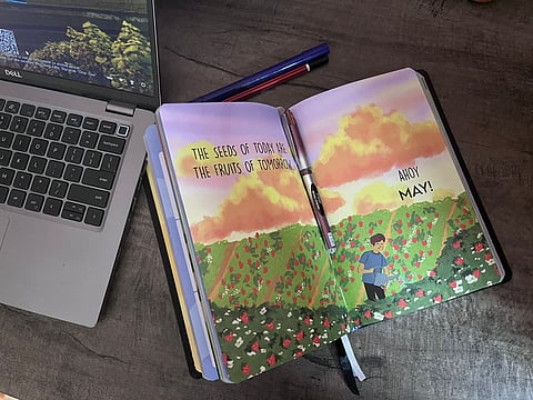 Journaling involves writing down your thoughts and emotions