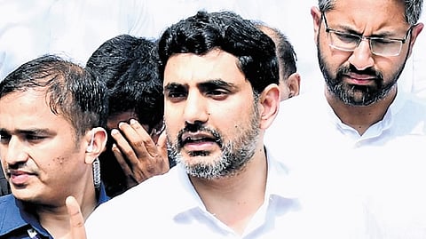 HRD Minister Nara Lokesh 