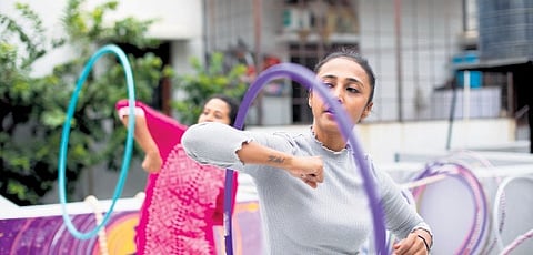 Supriya Srivastav teaching a workshop 