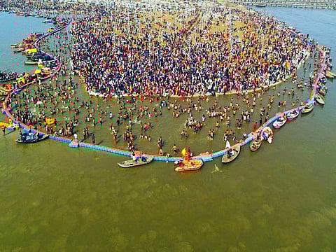 Maha Kumbh in Prayagraj continues to draw an overwhelming number of devotees