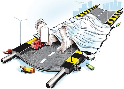 Three boys who were going to attend the Jagne ki raat prayers were killed in a road accident on the newly opened Dr Manmohan Singh Expressway on Tuesday.