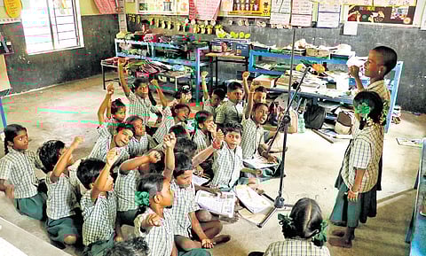 For Class 5 students, 35.6% were able to read Class 2 level text in 2024, up from 25.2% in 2022, though still below the 40.8% recorded in 2018. 