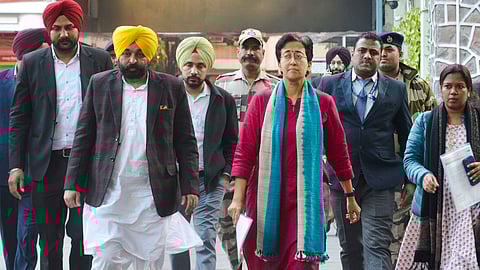 Delhi CM Atishi, Punjab counterpart Mann move EC with ammonia claims