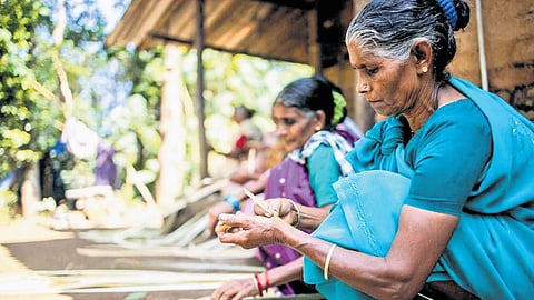 Bamboo mat weavers of Killimangalam