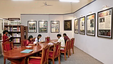 The Tagore Niketan Reading Corner at the University of Kerala library