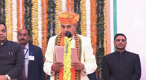 Rajasthan Parliamentary Affairs Minister Jogaram Patel. 