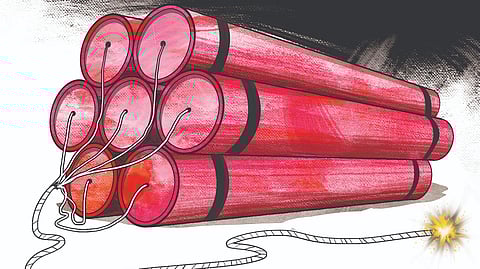 Representational image of a bomb.