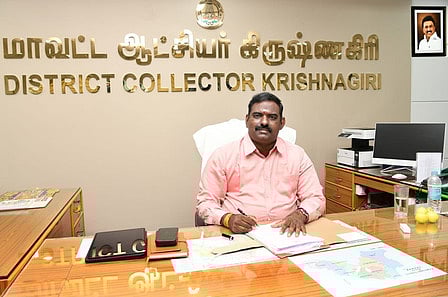Krishnagiri Collector C Dinesh Kumar