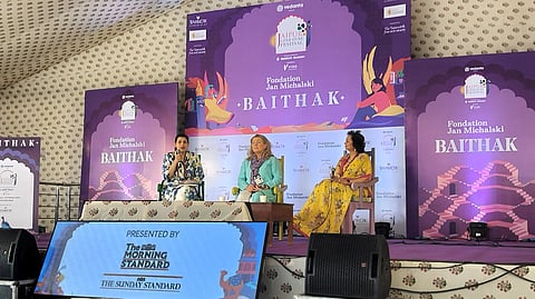 Speaking with Meru Gokhale, Rohini Rana and Fiona Carnarvon.