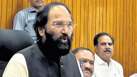 Irrigation and Civil Supplies Minister N Uttam Kumar Reddy