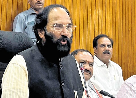 Irrigation and Civil Supplies Minister N Uttam Kumar Reddy.