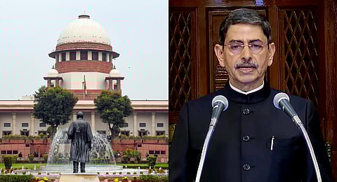 Tamil Nadu Chief Minister MK Stalin (L) and Governor RN Ravi.