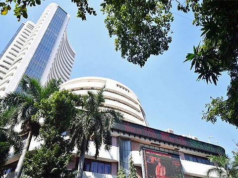 A view of the Bombay Stock Exchange.