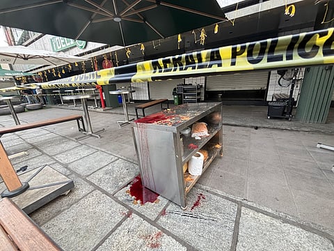 Steam boiler blast at the 'I Deli Cafe,' located in the Jawaharlal Nehru International Stadium complex in Kaloor.