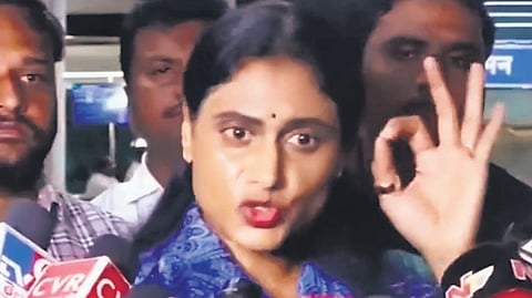 APCC chief YS Sharmila Reddy