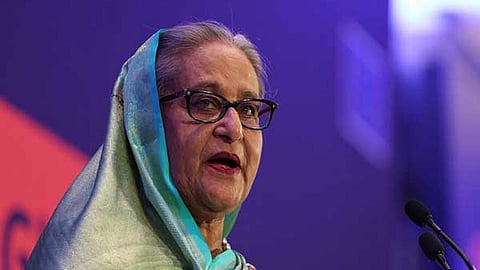 Former Bangladesh PM Sheikh Hasina.