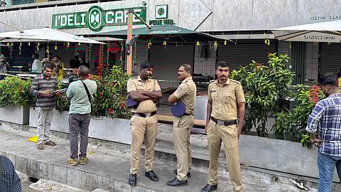 Steamer blast at an eatery functioning in Kaloor stadium complex in Kochi on Thursday