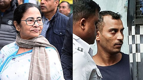 West Bengal Chief Minister Mamata Banerjee, RG Kar hospital rape-murder case convict Sanjay Roy.