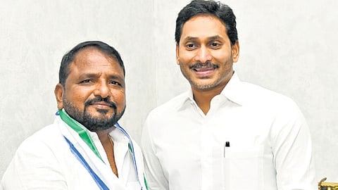 Former APCC president Sake Sailajanath and former Chief Minister YS Jagan Mohan Reddy
