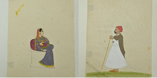 Watercolour paintings by Ramji Das