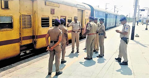 Railway police have started checking every train to ensure that no unauthorised male passenger entered women’s coaches