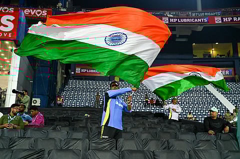 Image of triclour flag used for representational purposes only.