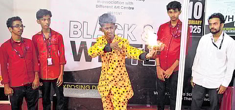 Children from Different Art Centre perform at science conference.