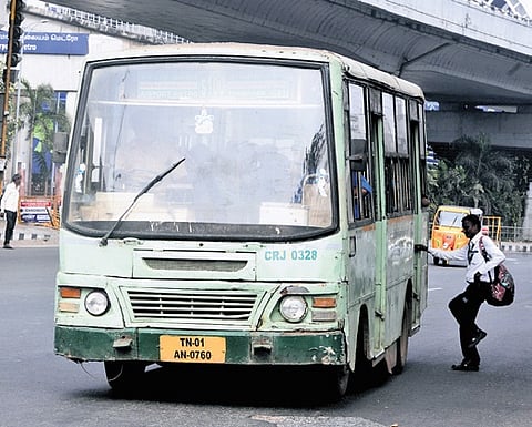 CMRL-MTC minibus in Chennai. The city will get fewer than 10 routes