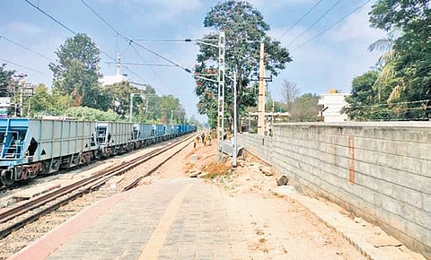 South East Bengaluru for a stoppage at Karmelaram railway station intensifies.