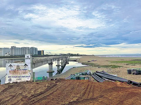 GCC has revived the controversial suspension bridge project from Marina Loop Road to Besant Nagar.