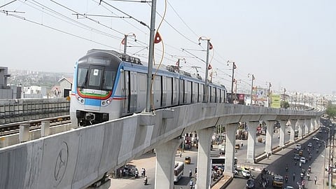 Hyderabad Metro used for representative purpose.