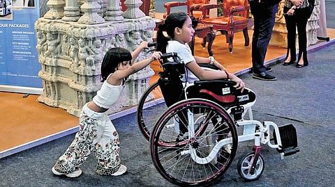 The Global Investors’ Meet was not just about high flyers and big business. Young visitors too had a lot to keep them occupied