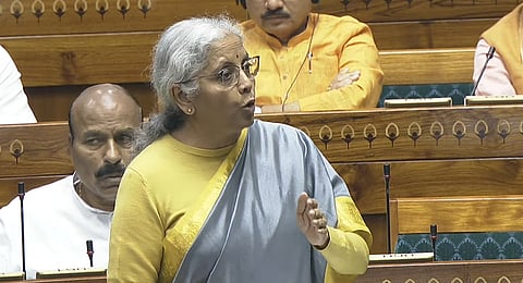 Parliamentary Affairs Minister Kiren Rijiju speaks during the first day of the Winter session of Parliament. 