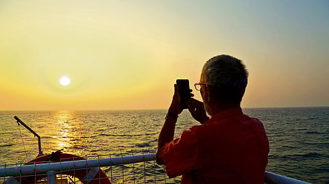 A snap from the cruise