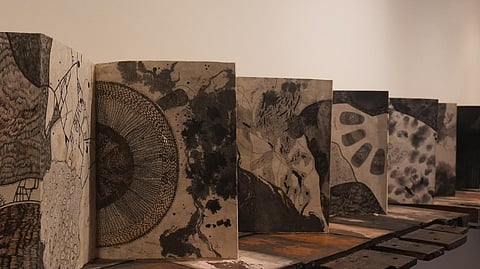 Works on show at the exhibition