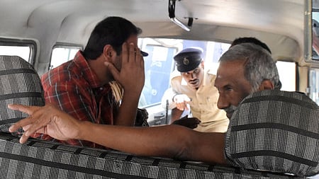 CBI SIT officials taking into custody accused of laddu ghee adulteration case.