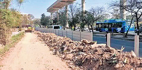 A 1,000 foot-long fence installed at B-Channasandra Lake in CV Raman Nagar. 
Rs 6.5 lakh was contributed by the Resident Welfare Association for the fence 