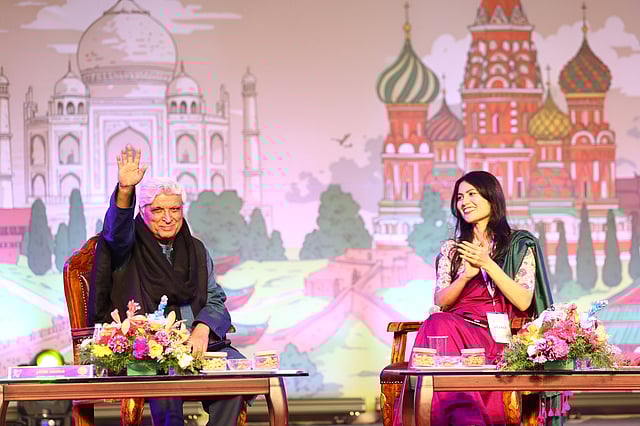 Javed Akhtar with Sonali Pattnaik