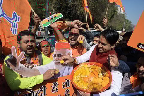 BJP secured an overwhelming 48 out of 70 seats, defeating the Aam Aadmi Party (AAP) and ending its decade-long governance in the capital.